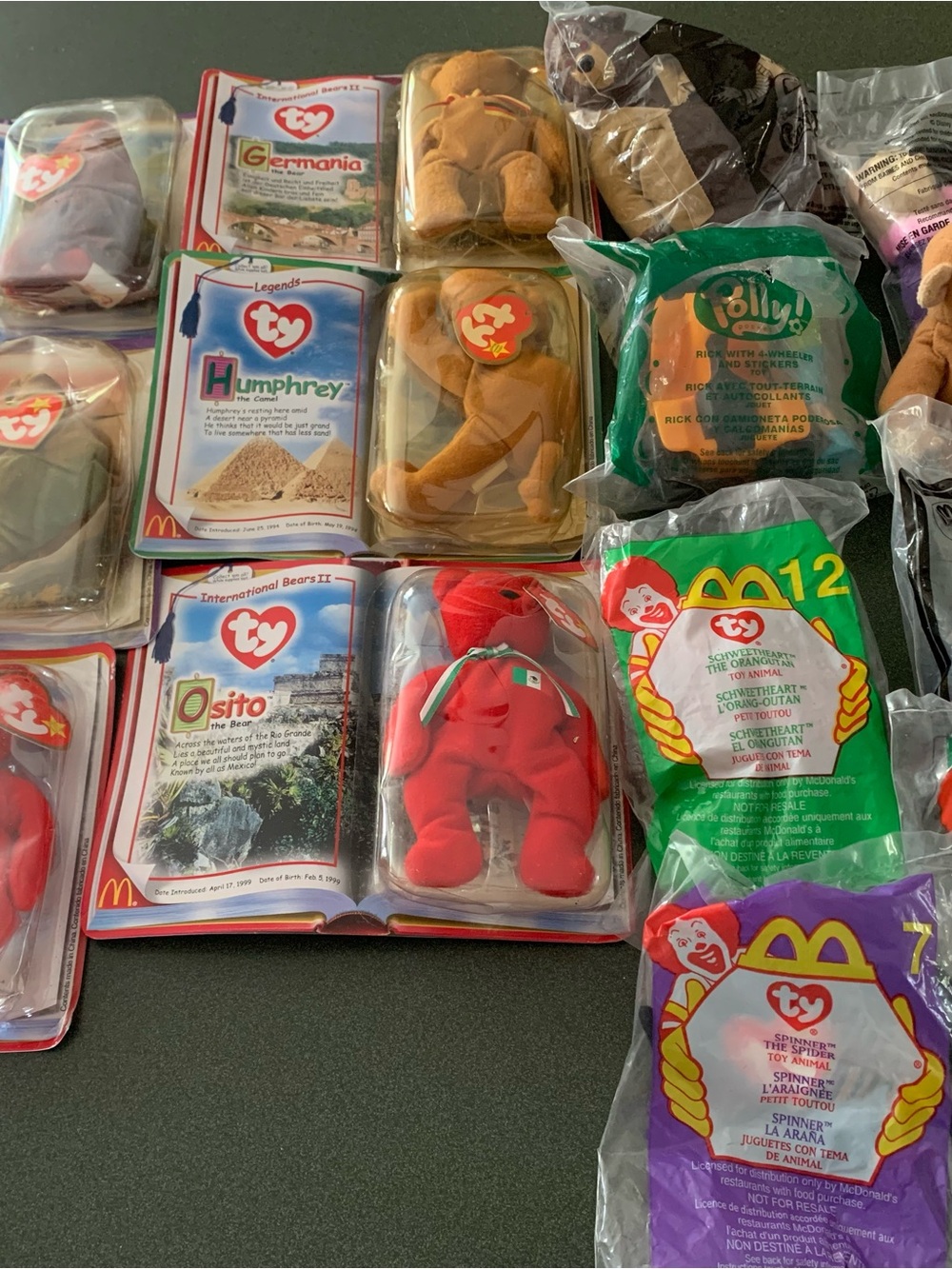 Vintage McDonald’s TY Beanie Babies Happy Meal Collectibles - Multi Colors